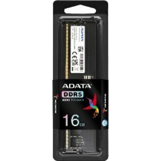 Adata Ram Dimm 16GB DDR5, 4800MHz, CL40, Single TRAY, LTW. - (AD5U480016G-S)