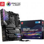 MSI Mb Socket Intel LGA1200 11th/10th GEN, Cs Intel Z590, 4 Dimm Sockets DDR4, DP/HDMI, Lan Intel 2.5G, ATX, 3YW. - (Mpg Z590 Gaming Carbon WIFI)