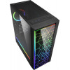 Sharkoon Pc Chassis Midi Tower ATX, BLACK, W/O PSU, 1x12CM Front Led FAN, 1x12CM Rear Rgb Led FAN, 2YW. - (Rgb Lit 100)