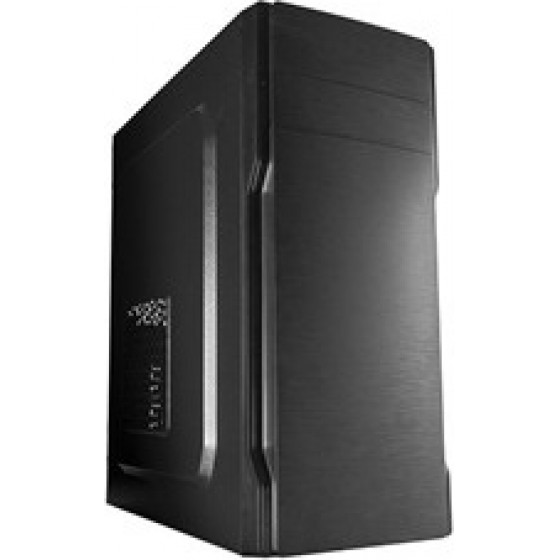 Supercase Pc Chassis Midi Tower ATX, BLACK, W/O PSU, 1x 8CM Rear FAN, 2YW. - (F81A)