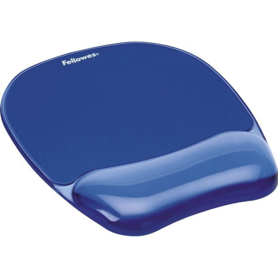 Fellowes Crystals(TM) Gel Mousepad Wrist Su - (91141)