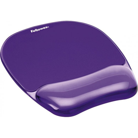 Fellowes Crystals(TM) Gel Mousepad Wrist Su - (91441)