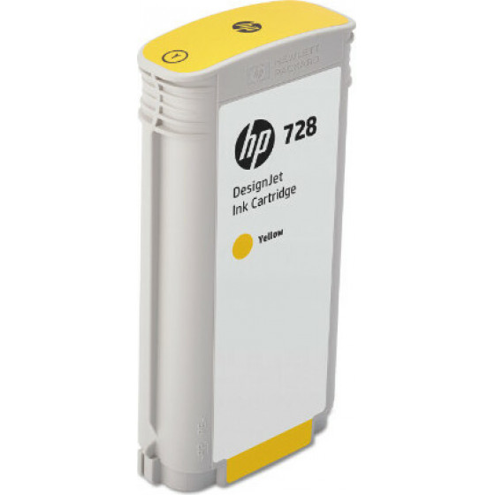 HP Ink No 728 Yellow 130ml - (F9J65A)