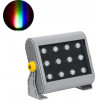 GloboStar FLOOD-Hena ��������� Wall Washer ��� ������� ������� Led 24W 2400lm 30� Dc 24V ��������� IP65 �22.5 x �6 x �16.5cm ��������� Rgb DMX512 - ����� - 3 Years Warranty - (90641)