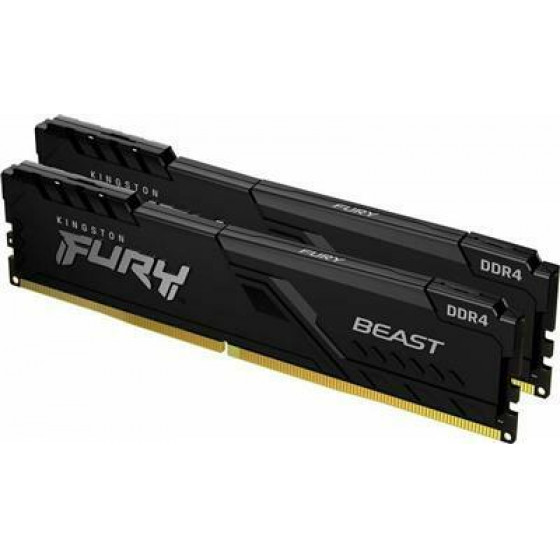 Kingston Technology Fury Beast Memory Module 64 Gb 2 x 32 Gb DDR4 3200 Mhz - (KF432C16BBK2/64)