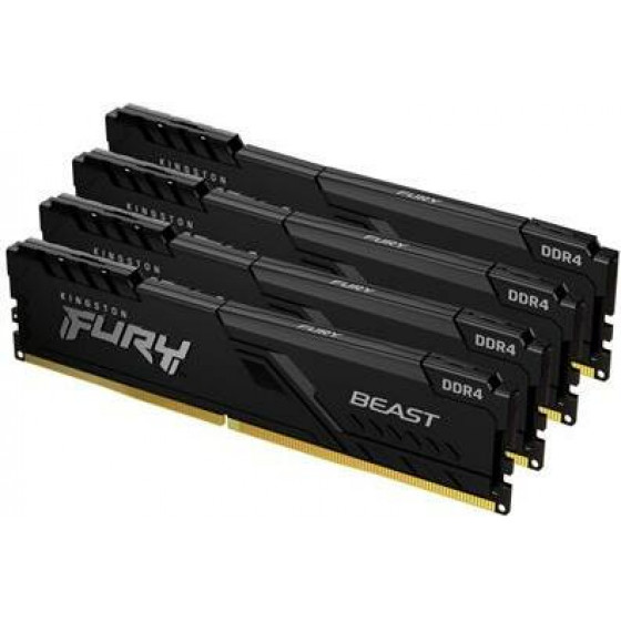 Kingston Technology Fury Beast Memory Module 64 Gb 4 x 16 Gb DDR4 3200 Mhz - (KF432C16BB1K4/64)