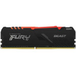 Kingston Technology Fury Beast Rgb Memory Module 16 Gb 1 x 16 Gb DDR4 3733 Mhz - (KF437C19BB1A/16)