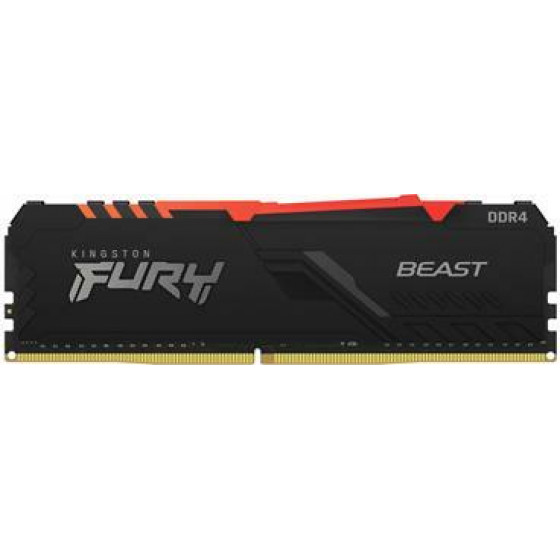 Kingston Technology Fury Beast Rgb Memory Module 16 Gb 1 x 16 Gb DDR4 3733 Mhz - (KF437C19BB1A/16)