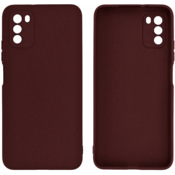 Senso Liquid Xiaomi Poco M3 Maroon Backcover - (SELIXIAPM3M)