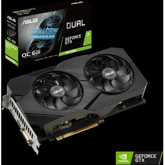 Asus Vga DUAL-GTX1660S-O6G-EVO, 6144MB, GDDR6 - (90YV0DS3-M0NA00)