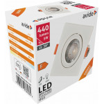 Avide Led Downlight 38� Square 5W Nw 4000K - (ALDLS38NW-S-5W)