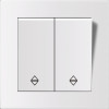 Entac 106+6 Arnold Recessed Alternative Switch White - (ERWS22-ARN-W)