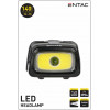 Entac Headlight 5+3W 3xAaa excl. Black - (EHL-3N5-PB)