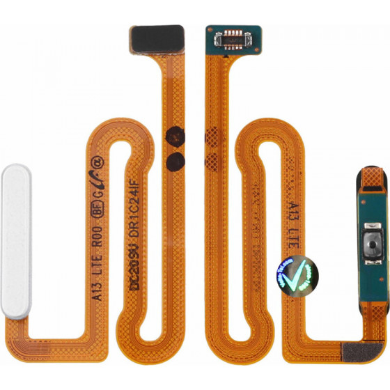 Samsung A13 A135 Flex Fingerprint Sensor White Original Service Pack - (GH96-15035D)