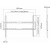 Superior 37-70 Fixed Extra Slim Tv Wall MOUNT