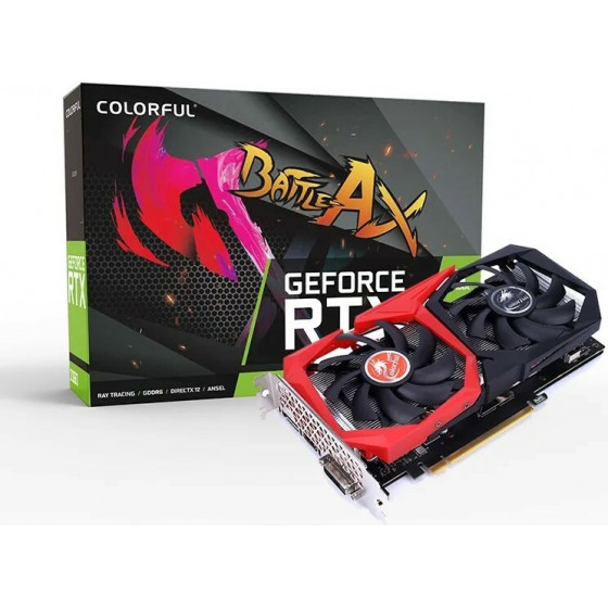 Colorful GeForce RTX 2060 NB 12G-V - 12GB Battle Ax GDDR6 DP+DVI+HDMI GPU - Gaming Graphics Card - (212327110846)