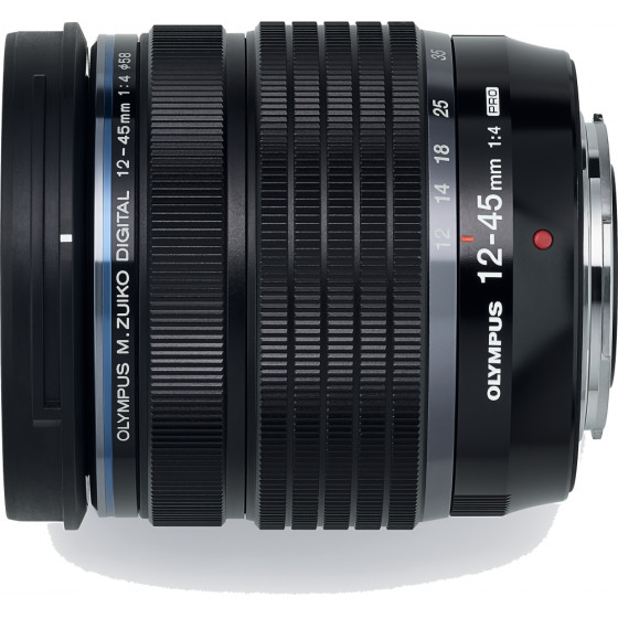 Olympus M.Zuiko Digital ED 12-45mm F4.0 PRO incl. Lens hood & Wrapping cloth - (V314090BW000)