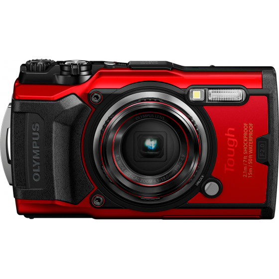 Olympus TG-6 Red Tough Camera - (V104210RE000)