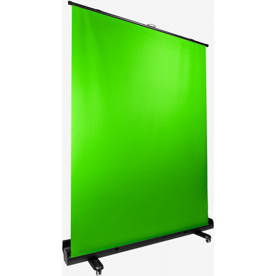 Streamplify SCREEN LIFT Green Screen, 200 x 150cm, Hydraulic Lift, lockable wheels - (TVSP-004)
