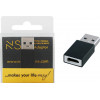 NSP ����������� Long Type C Female �� Usb 3.1 Male 3.5A BLACK
