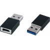 NSP ����������� Long Type C Female �� Usb 3.1 Male 3.5A BLACK