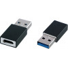 NSP ����������� Type C Female To Usb 2.0 Male 2.4A BLACK