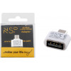 NSP ����������� Usb 2.0 Otg 2.4A Female �� Micro Usb Male WHITE