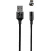 NSP Lightning Usb ��������-Data Magnetic Braided NSC02 4.0A Qc 3.0 1.2m BLACK