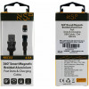 NSP Lightning Usb ��������-Data Magnetic Braided NSC02 4.0A Qc 3.0 1.2m BLACK