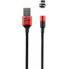 NSP Lightning Usb ��������-Data Magnetic Braided NSC02 4.0A Qc 3.0 1.2m RED