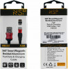 NSP Lightning Usb ��������-Data Magnetic Braided NSC02 4.0A Qc 3.0 1.2m RED