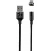 NSP Micro Usb ��������-Data Magnetic Braided NSC02 4.0A Qc 3.0 1.2m BLACK