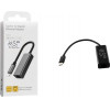 NSP N08 Adapter Usb 3.1 Type C To RJ45 Gigabit Ethernet Adaptor With Led 1000MBps BLACK