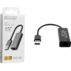 NSP N07 Adapter Usb 3.0 To RJ45 Gigabit Ethernet Adaptor 1000MBps BLACK