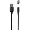 NSP Type C Usb ��������-Data Magnetic Braided NSC02 4.0A Qc 3.0 1.2m BLACK