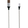 NSP Usb ��������-Data Magnetic Braided NSC01 3.5A Qc 2.0 1m SILVER
