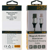 NSP Usb ��������-Data Magnetic Braided NSC01 3.5A Qc 2.0 1m SILVER