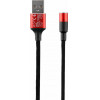 NSP Usb ��������-Data Magnetic Braided NSC02 4.0A Qc 3.0 1.2m RED