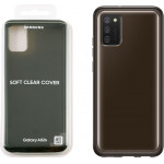 Samsung ���� A02s A025 6.5'' Soft Clear Cover Black Packing Or - (EF-QA026TBEGEU)