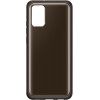 Samsung ���� A02s A025 6.5'' Soft Clear Cover Black Packing Or - (EF-QA026TBEGEU)