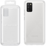 Samsung ���� A02s A025 6.5'' Soft Clear Cover White Packing Or - (EF-QA026TTEGEU)
