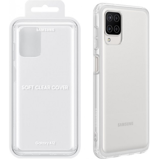 Samsung ���� A12 A125/A12 Nacho A127 Soft Clear Cover Transparent Packing Or - (EF-QA125TTEGEU)