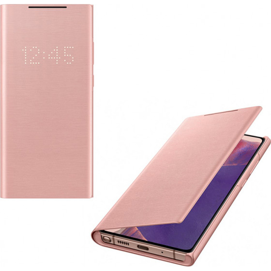 Samsung ���� Note 20 N980 Led View Cover COPPER-Brown Packing Or - (EF-NN980PAEGEU)