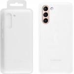 Samsung ���� S21 5G G991 Led Cover White Packing Or - (EF-KG991CWEGWW)