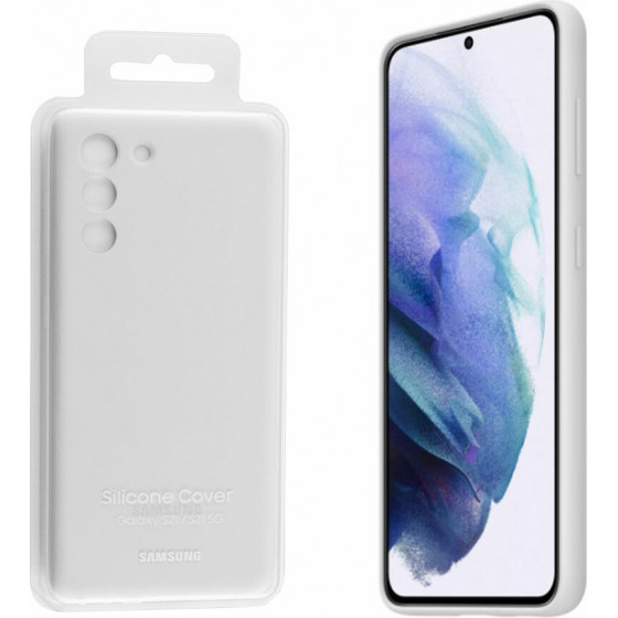 Samsung ���� S21 5G G991 Silicone Cover Light Grey Packing Or - (EF-PG991TJEGWW)