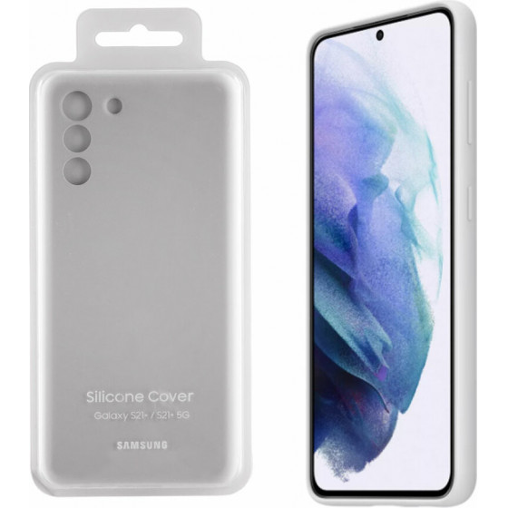 Samsung ���� S21 Plus 5G G996 Silicone Cover Light Grey Packing Or - (EF-PG996TJEGWW)