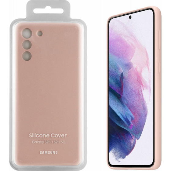Samsung ���� S21 Plus 5G G996 Silicone Cover Pink Packing Or - (EF-PG996TPEGWW)