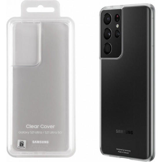 Samsung ���� S21 Ultra 5G G998 Clear Cover Transparent Packing Or - (EF-QG998TTEGWW)