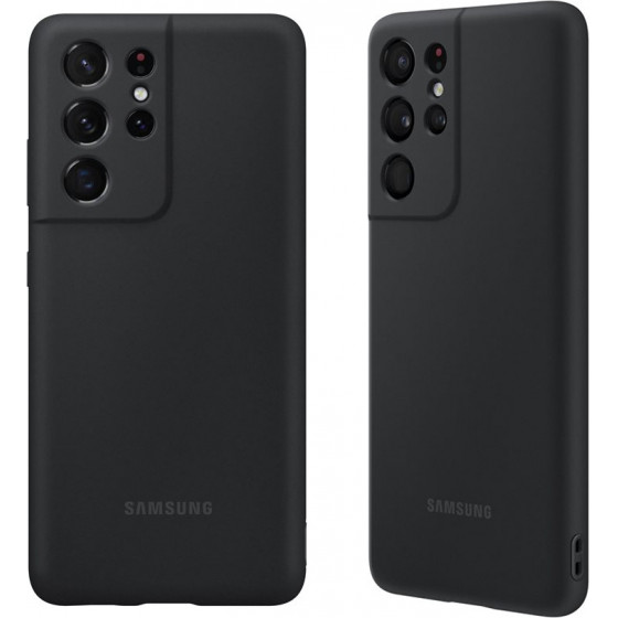Samsung ���� S21 Ultra 5G G998 Silicone Cover Black Packing Or - (EF-PG998TBEGWW)