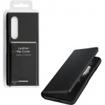 Samsung ���� Z Fold 3 5G F926 Leather Flip Cover Black Packing Or - (EF-FF926LBEGWW)